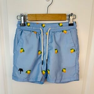 OAS Boys Blue Lemon Swim Trunk Size 6